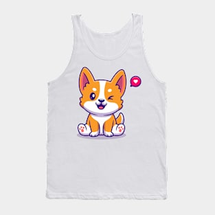 Cute Kawaii Puppy Tank Top